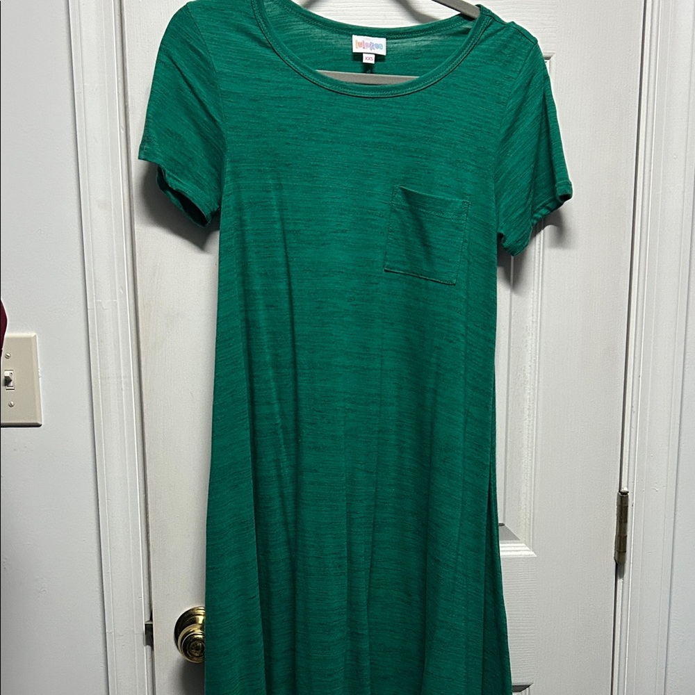 LuLaRoe Green Carly Dress